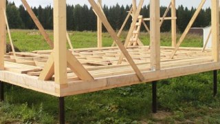 Сарай на винтовых сваях или хозблок на сваях Кисловодск цена от 2547 руб. / шт.