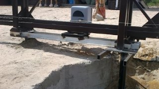 Купить сваи для ворот в Кисловодск. Заказать ворота на сваях под ключ от 21828 руб